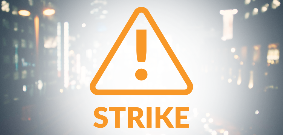 graphics for publications about strike